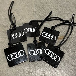 Audi Waterproof Hang Tags Set of 6